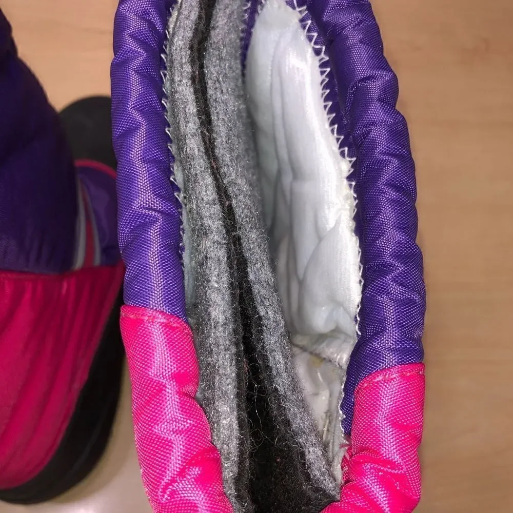 Sorel Women Boots Sz 6 Pink and Purple Waterproof